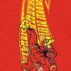 DC Comics The Flash Classic Art Running Pose Universal Laptop 15in (12.2 x 8.8in) Skin